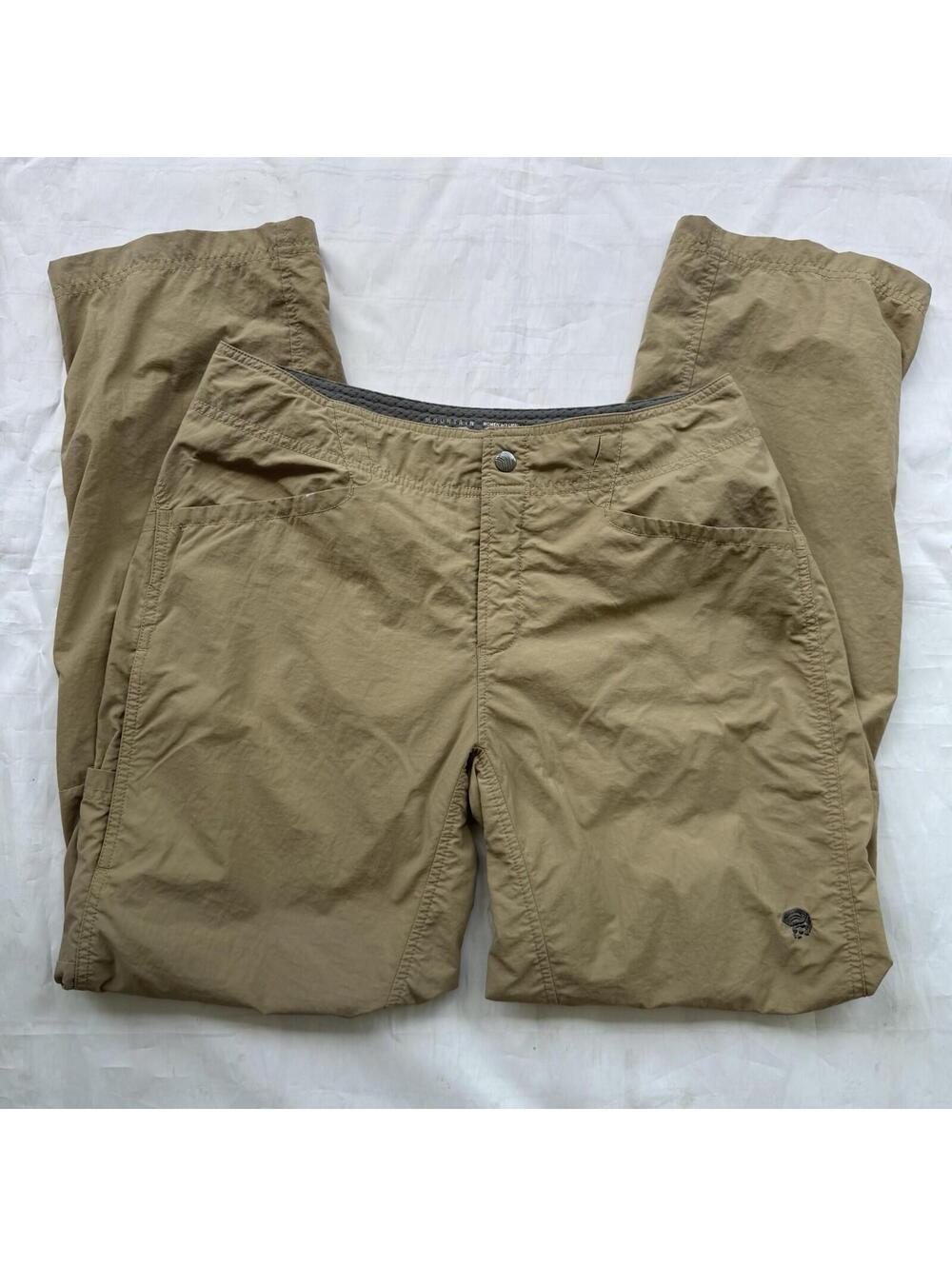 Mountain Hardwear Women’s Hiking Pants Size 10/32 Beige Lightweight Outdoor